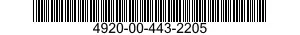 4920-00-443-2205 TEST STAND,FUEL CON 4920004432205 004432205