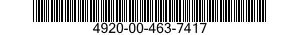 4920-00-463-7417 FIXTURE,ENGINE MAINTENANCE,AIRCRAFT 4920004637417 004637417