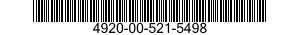 4920-00-521-5498 VALVE,FLOWRITE 4920005215498 005215498