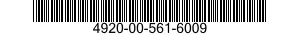 4920-00-561-6009  4920005616009 005616009