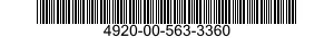 4920-00-563-3360  4920005633360 005633360
