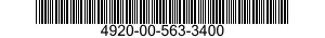 4920-00-563-3400  4920005633400 005633400
