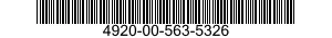 4920-00-563-5326 SEAL ASSY,TEST STAN 4920005635326 005635326