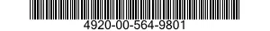 4920-00-564-9801  4920005649801 005649801
