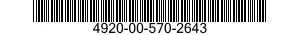 4920-00-570-2643  4920005702643 005702643