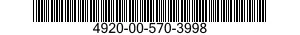 4920-00-570-3998  4920005703998 005703998
