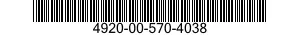 4920-00-570-4038  4920005704038 005704038