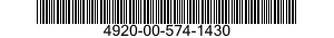 4920-00-574-1430 CAP,CYLINDER FUNCTI 4920005741430 005741430