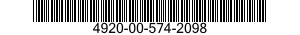 4920-00-574-2098  4920005742098 005742098
