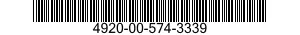 4920-00-574-3339  4920005743339 005743339