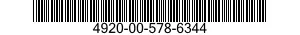 4920-00-578-6344  4920005786344 005786344
