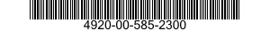 4920-00-585-2300  4920005852300 005852300