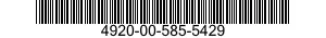 4920-00-585-5429  4920005855429 005855429
