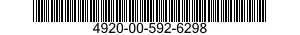 4920-00-592-6298  4920005926298 005926298