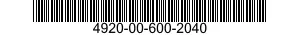 4920-00-600-2040  4920006002040 006002040