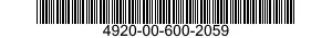 4920-00-600-2059  4920006002059 006002059