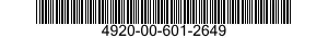 4920-00-601-2649  4920006012649 006012649