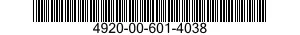 4920-00-601-4038  4920006014038 006014038