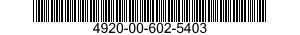 4920-00-602-5403  4920006025403 006025403