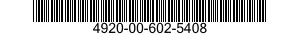 4920-00-602-5408  4920006025408 006025408