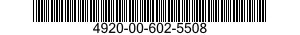 4920-00-602-5508  4920006025508 006025508