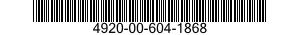 4920-00-604-1868  4920006041868 006041868