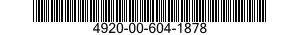 4920-00-604-1878  4920006041878 006041878