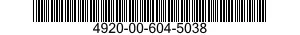 4920-00-604-5038  4920006045038 006045038