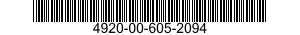 4920-00-605-2094  4920006052094 006052094