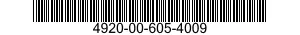 4920-00-605-4009  4920006054009 006054009