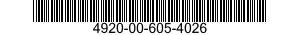 4920-00-605-4026  4920006054026 006054026
