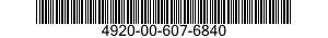 4920-00-607-6840  4920006076840 006076840