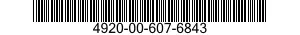 4920-00-607-6843  4920006076843 006076843