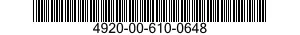 4920-00-610-0648  4920006100648 006100648