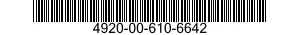 4920-00-610-6642 HOLD DOWN ASSY,CONT 4920006106642 006106642