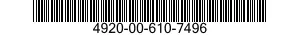4920-00-610-7496  4920006107496 006107496