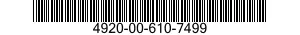 4920-00-610-7499  4920006107499 006107499