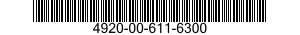 4920-00-611-6300  4920006116300 006116300