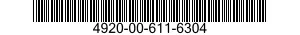 4920-00-611-6304  4920006116304 006116304