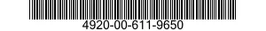 4920-00-611-9650  4920006119650 006119650
