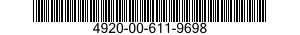 4920-00-611-9698  4920006119698 006119698