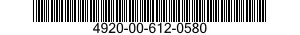 4920-00-612-0580  4920006120580 006120580
