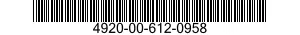 4920-00-612-0958  4920006120958 006120958