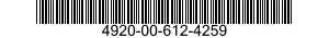 4920-00-612-4259  4920006124259 006124259