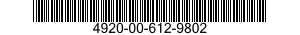 4920-00-612-9802  4920006129802 006129802