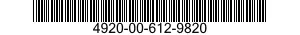 4920-00-612-9820  4920006129820 006129820
