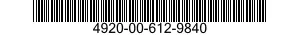 4920-00-612-9840  4920006129840 006129840