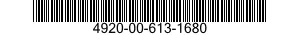 4920-00-613-1680  4920006131680 006131680