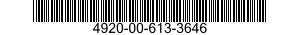 4920-00-613-3646  4920006133646 006133646