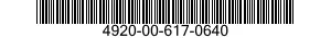 4920-00-617-0640  4920006170640 006170640